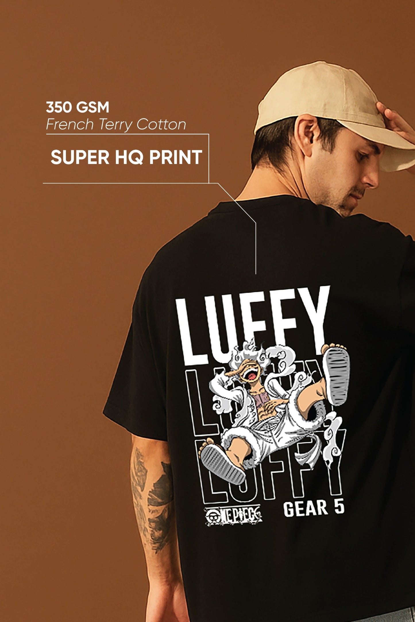 Luffy Gear 5 Unisex Oversized T-Shirt