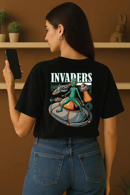 Invaders Unisex Oversized T-Shirt