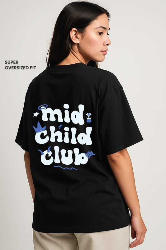 Mid Child Club Unisex Oversized T-Shirt