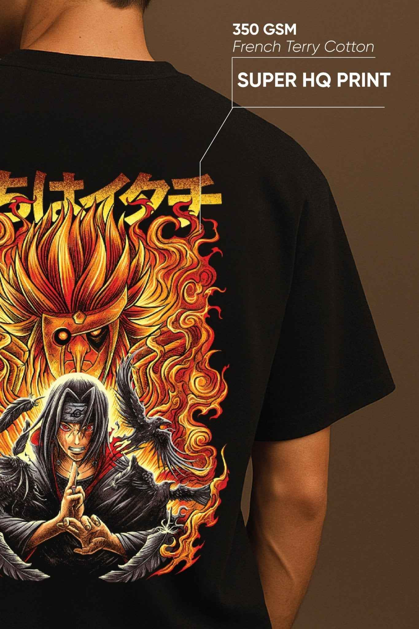 Itachi Uchiha Unisex Oversized T-Shirt